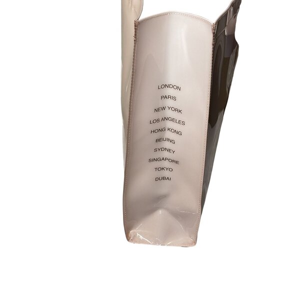 Ted Baker Pale Pink Bow Icon Tote Bag With Inner Zip Pocket & Top Handles - Picture 4 of 8